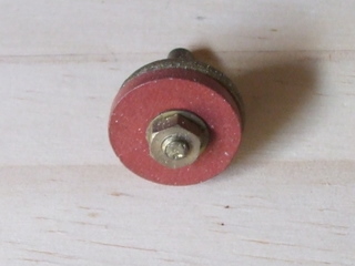Old style washer stem showing attachment nut